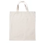 Tragetasche | 105g/m2 | 100% Baumwolle | Kurze Griffe | Max. 7kg
