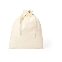 Klein natural Line Bag | 105g/m2 | 100% Baumwolle | Genähtes Finish | Selbstschließende Schnüre