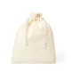 Klein natural Line Bag | 105g/m2 | 100% Baumwolle | Genähtes Finish | Selbstschließende Schnüre