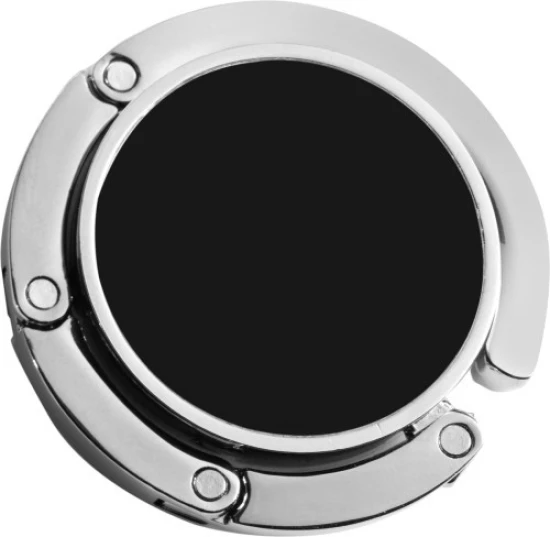 Bag hanger | Metal | ø0.8cm | Foldable | black