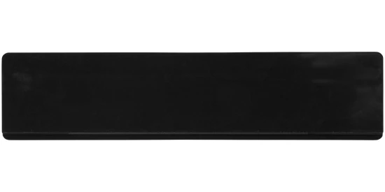 Ruler | 100% Recycled plastic | 15cm | Sustainable | solid black