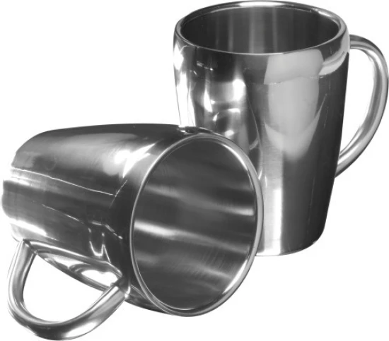 Thermo cup | Stainless steel | 200ml | Set of 2 | silver