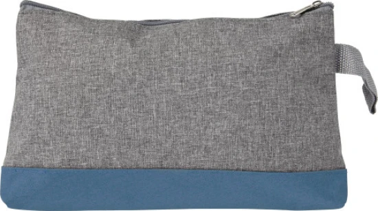 Toiletry bag | Polycanvas | 25 x 18 x 5 cm | Incl. zipper | cobalt blue