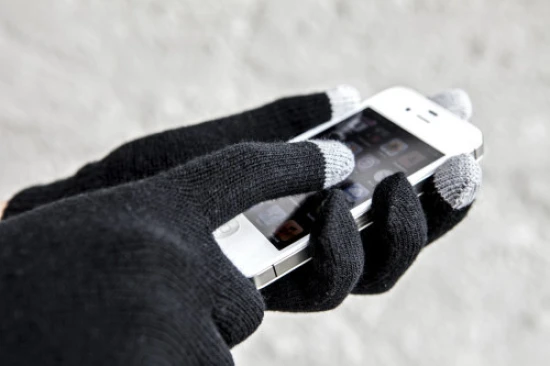 Gloves | Polyester | Three tips | Suitabel for capacitive screens | black