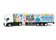 Mini vrachtwagen | Plastic | Full-colour bedrukking aan beide zijden