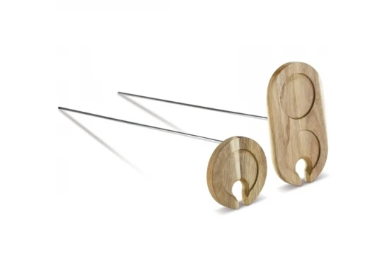 Garden set | Acacia wood | Long pins to stick in the ground | Wood