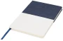Two-tone A5 canvas notebook