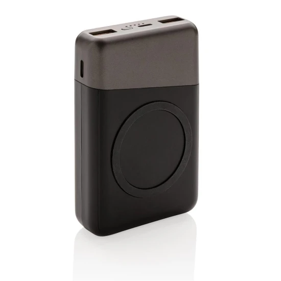 Batterie externe sans fil Powerbank | 10.000 mAh | Format de poche | Black (Black;Grey)