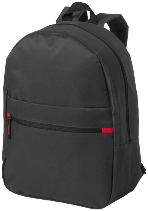 School backpack | Polyester | Many print options | solid black
