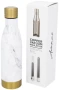Bouteille isotherme imitation marbre Vasa 500ml avec isolation vide et cuivre