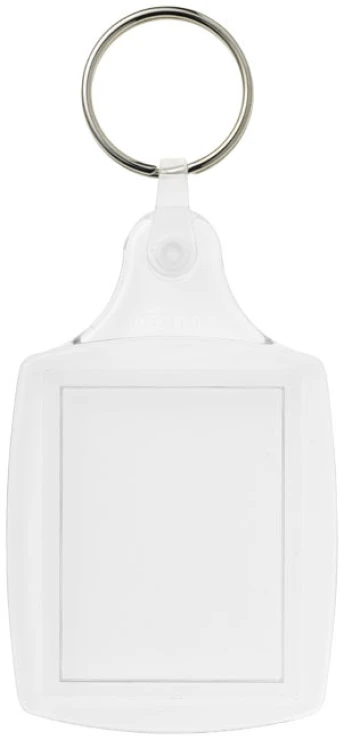 Sleutelhanger met Kunststof clip | Kunststof | Papieren insert | Transparant