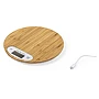 Keukenweegschaal | Bamboe 165 g | Ø19,3 x 1,7 cm | Maximaal 5 kg | Digitaal display