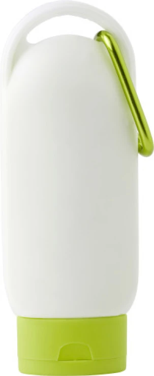 Sonnencreme | PP | 60 ml | Inkl. Karabiner | LSF 30 | Limettengrün