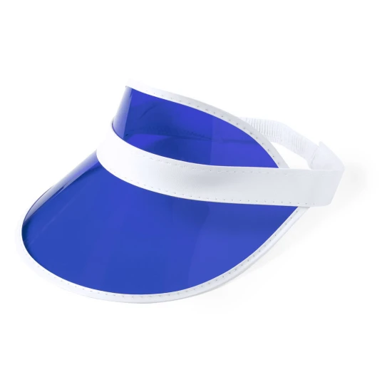 Sun visor | PVC | Transparent colours | Blue