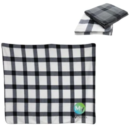 Geruite deken | Dubbel polair | 127x152 cm | Ultrazacht en warm