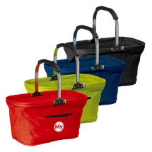 Picknickmand | Sterk, hoogwaardig nylon | 39x24x27cm | Gemakkelijk op te vouwen