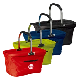 Picnic basket | Strong, high quality nylon | 39x24x27cm | Easy to fold