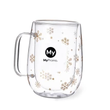 Thermobecher | Borosilikat | Handwäsche wird empfohlen | Doppelwandig