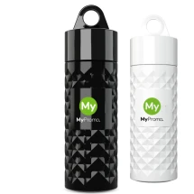 Join the Pipe waterfles | Bio HDPE | 500ml | 3D diamantpatroon