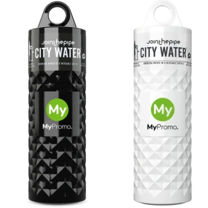 Join the Pipe Wasserflasche | Bio HDPE | 500ml | Mit gefiltertem niederländischem Leitungswasser