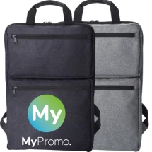 Polycanvas-Rucksack | Polyester und Kunststoff | 15-Zoll-Laptop-Fach | Gepolsterte Schultergurte