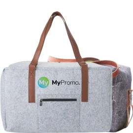 Sac de voyage | Feutre & RPET | 53,0 x 30,0 x 26,0 cm | Un grand et un petit compartiment