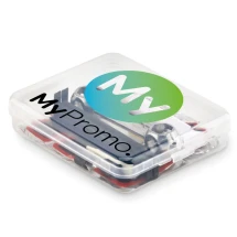 Fahrrad-Reparaturset | 14-teilig | Multitools | Klarsichtbox