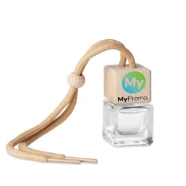 Désodorisant pour voiture | Verre et couvercle en bois de hêtre | 5ml | Huiles essentielles