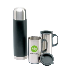 Thermos Flask | Stainless steel | 500 ml | 2 mugs
