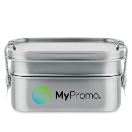 Boîte à repas | Acier inoxydable | 1,2L | 2 compartiments