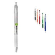 Balpen | ABS kunststof | Rubber grip | Zwarte inkt