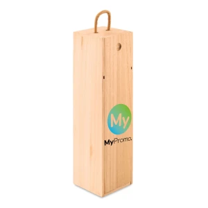 Coffret à vin | Bois | 1 compartiment | Avec poignée