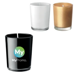Candle | Glass / Wax | Colored glass