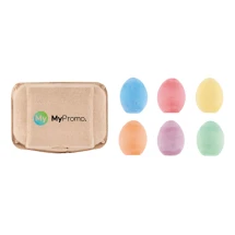 Kreideeier | 6 Stück | Eierkarton