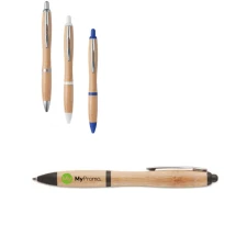 Ballpoint pen | Bamboo and ABS plastic | Quick dry time