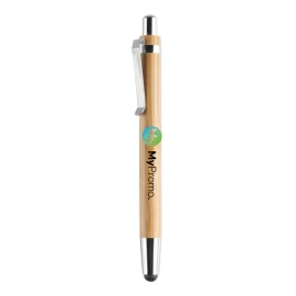 Stylus pen | Bamboo | Shiny chrome fitting