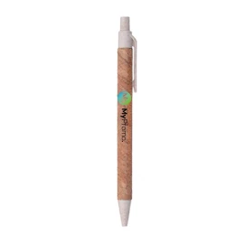 Ballpoint pen | Cork, wheat straw and ABS plastic | Eco-friendly