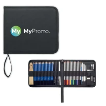 Set da disegno e schizzo | Poliestere RPET | In astuccio con zip