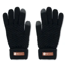 Tactile gloves | RPET | 23x12cm | Label for printing area