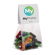 Kleine zak snoep | Meerdere snoepopties | In plastic zakje met aanpasbaar kaartje
