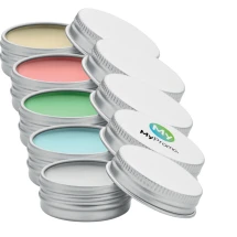 Veganistische lippenbalsem | Aluminium | Vanillewas | Natuurlijk product