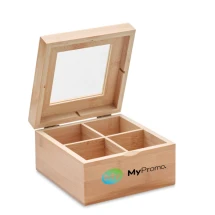 Tea Box | Bamboo | 4 compartments