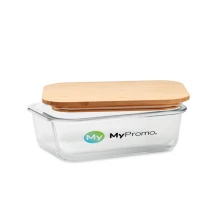 Glazen Lunchbox | Tundra | Bamboe Deksel