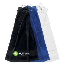 Golf towel | Cotton 350g/m² | 40x60 cm | With hanger