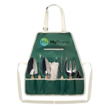 Set van 7 tuingereedschappen | PET | Incl. een schort