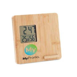 Weather station | Bamboo | Quick charging phone