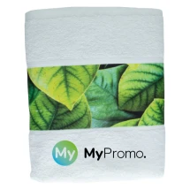 Badstof handdoek | 50x100 cm | Katoen 400g/m² | Met polyester rand