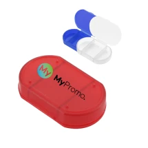 Pillendoosje | Plastic | 3 compartimenten | Met veiligheidsbox