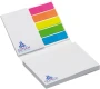 Kombi-Notizblock | Papier | 80 g/m2 | Inklusive Haftnotizen