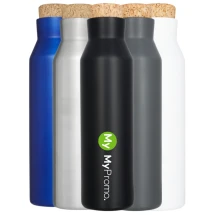 Thermosfles | Roestvrij staal | 590ml | Kurk look deksel